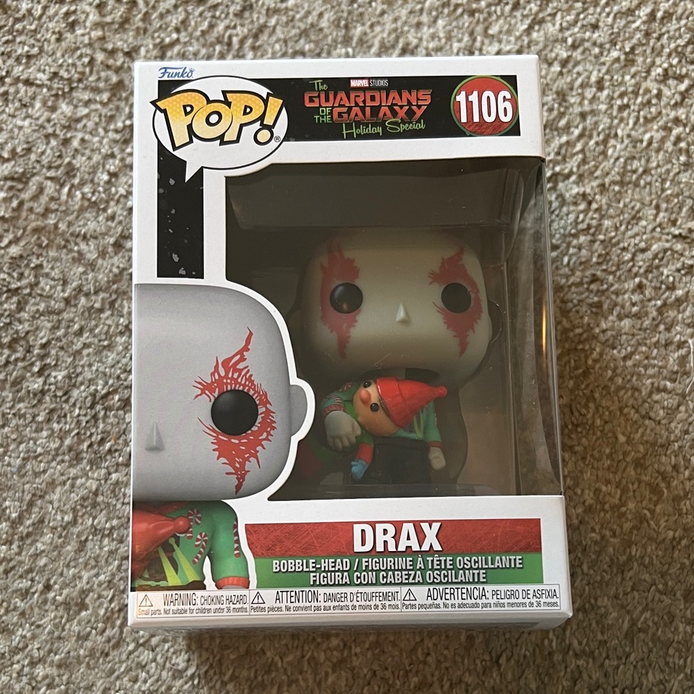 Funko Pop Guardians Drax Holiday Edition 1106